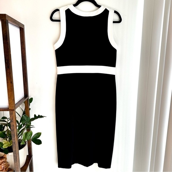 Tommy Hilfiger Colorblock Zip Front Sheath Dress - Picture 4 of 5